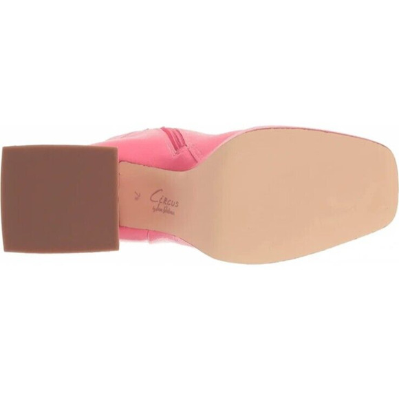 NEW Sam Edelman Boots Kylie Pink Patent Leather Knee High Platform Womens  6.5 - Picture 5 of 9